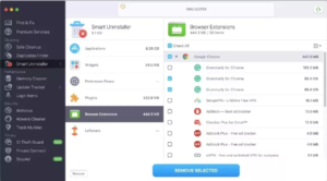 delete browser extensions using Smart Uninstaller