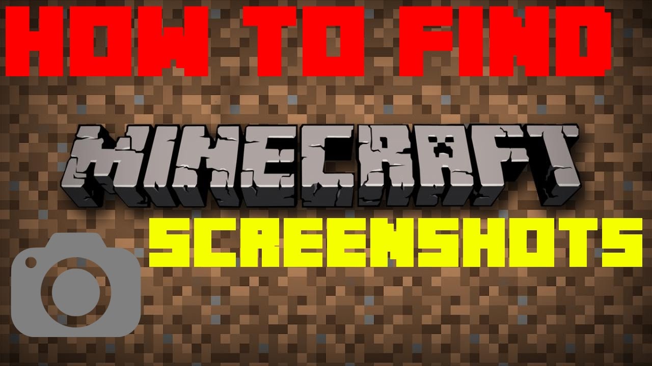 Where do Minecraft screenshots go